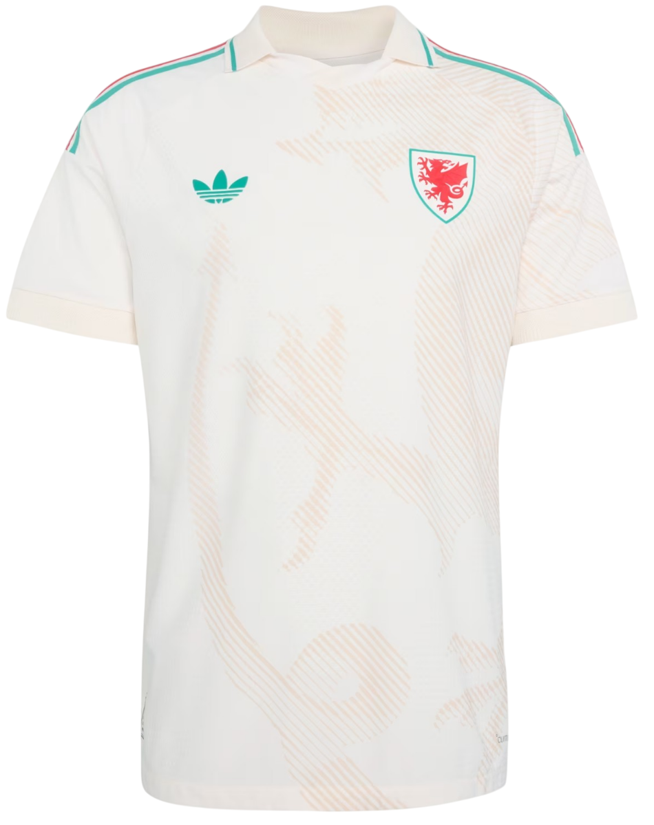 Camisa II Seleção do País de Gales 2026 Adidas oficial 